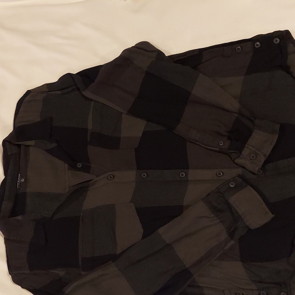 Lucky Brand Buffalo Check Button Up Shirt